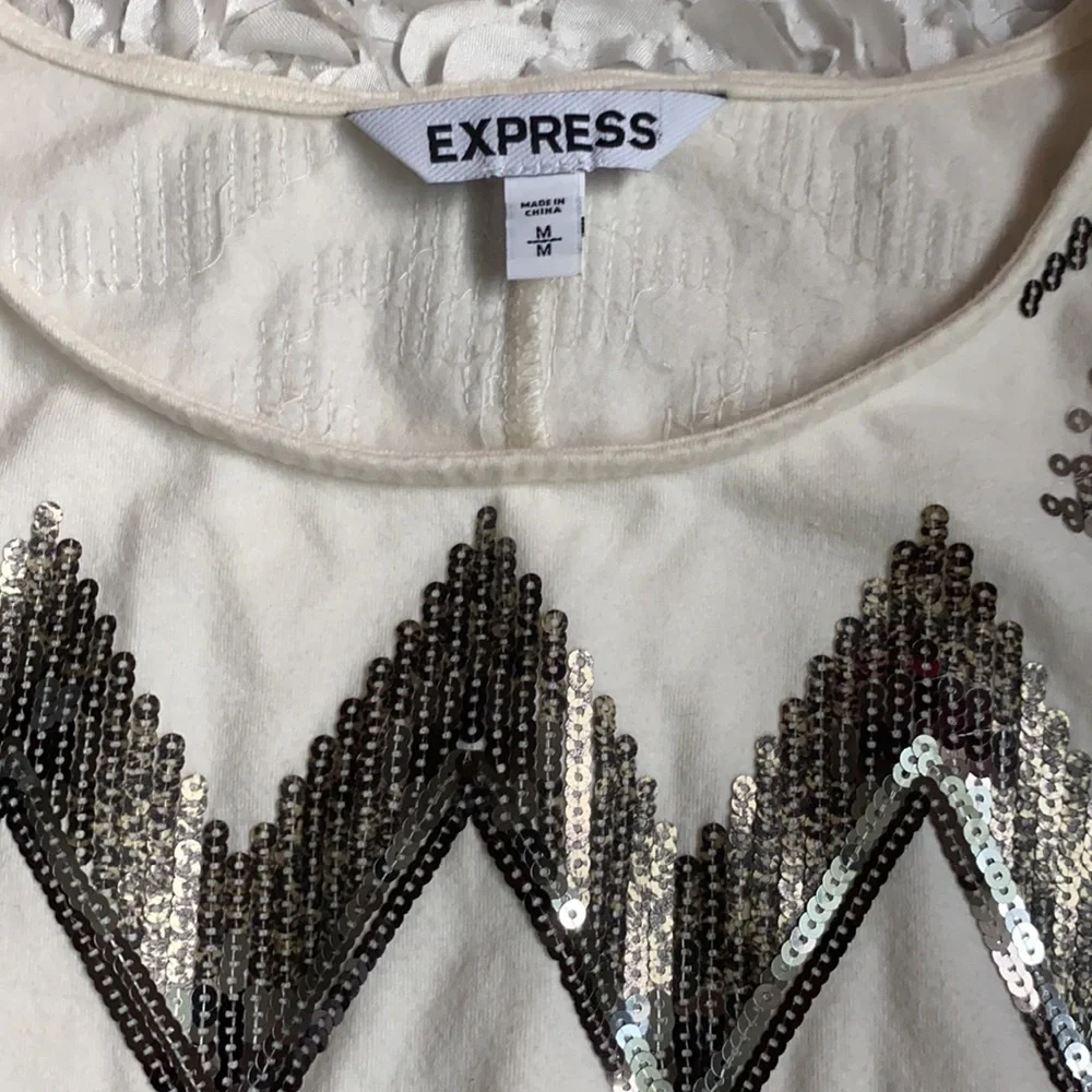 . Express sequin dress size medium - Picture 2 of 3